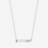 Phi Sigma Rho Horizontal Bar Necklace in Sterling Silver