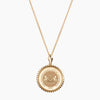 Gold Penn State Sunburst Necklace