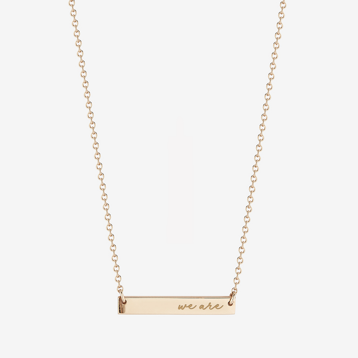 Penn State We Are Horizontal Bar Necklace