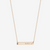 Purdue Boiler Up Horizontal Bar Necklace
