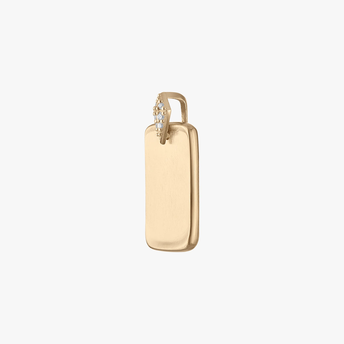Custom Diamond Ingot Petite Pendant