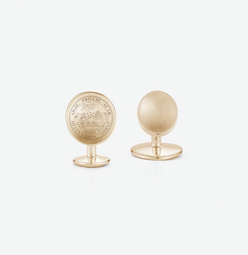 Phillips Academy Gold Organic Cufflinks