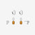 Princeton Logo Florentine Earring Bundle