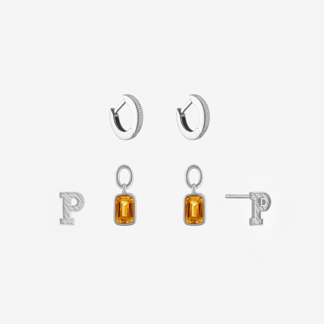 Princeton Logo Florentine Earring Bundle