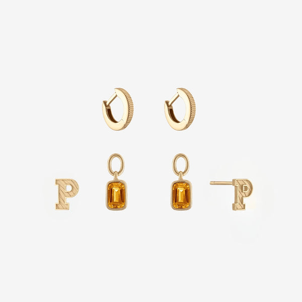 Princeton Logo Florentine Earring Bundle