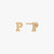 Princeton Logo Stud Earring
