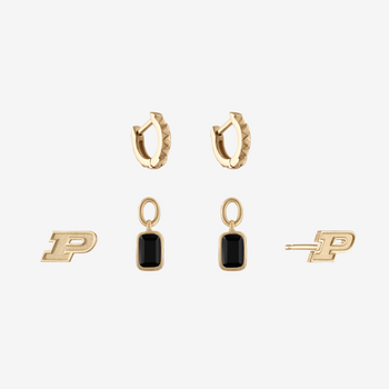 Purdue Sunburst Earring Bundle