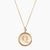 Quinnipiac Sunburst Necklace Gold