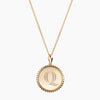 Quinnipiac Sunburst Necklace Gold