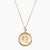 Quinnipiac Sunburst Necklace Gold