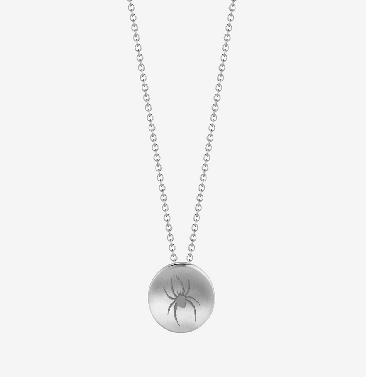 Richmond Spider Organic Necklace Silver