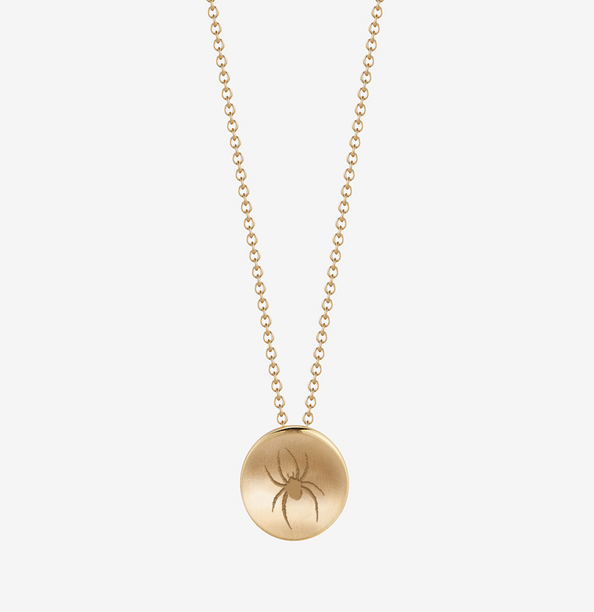 Richmond Spider Organic Necklace Gold