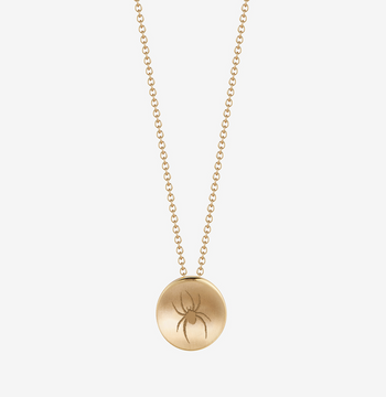 Richmond Spider Organic Necklace Gold