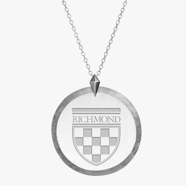 Richmond Shield Necklace Silver