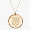 Richmond Shield Necklace Gold