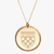 Richmond Shield Necklace Gold