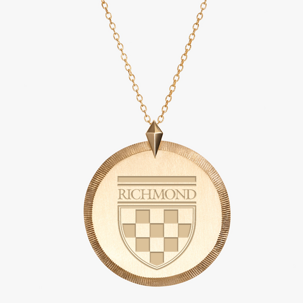 Richmond Shield Necklace Gold