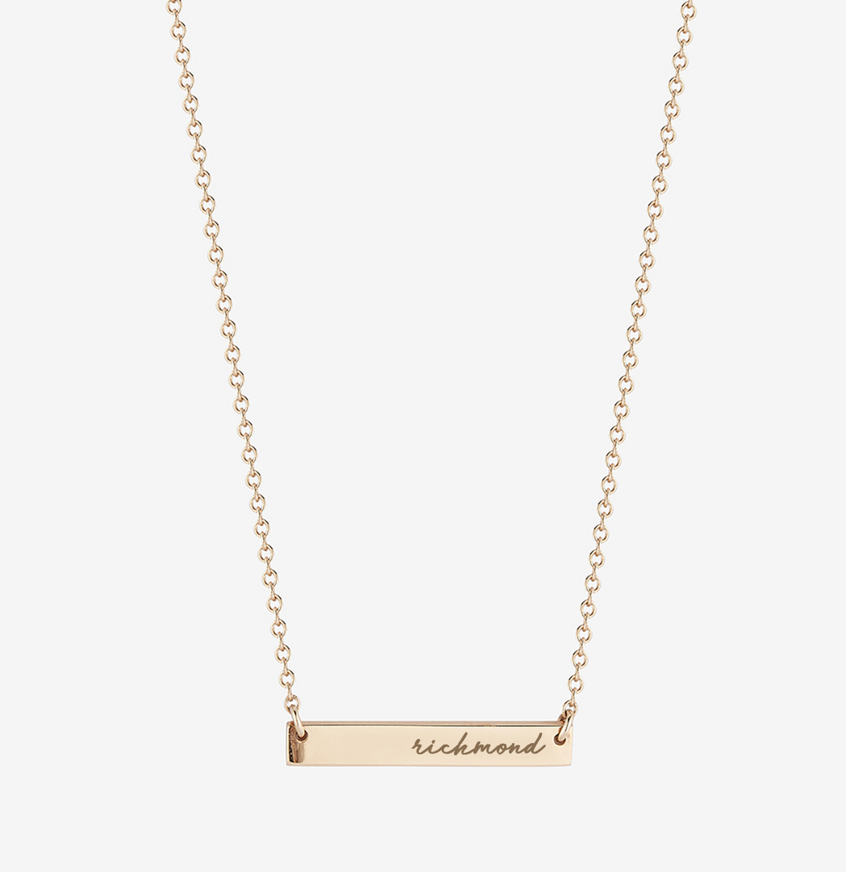 Richmond Horizontal Necklace Cavan Gold