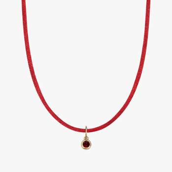 Red Silk Cord Garnet Bundle