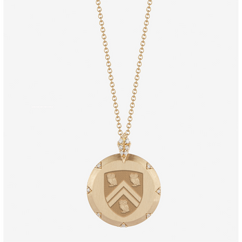 Rice 7-Point Diamond Pendant