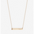 Rice Horizontal Bar Necklace