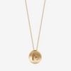 14K Gold and Cavan Gold Santa Clara University Mission Church Necklace