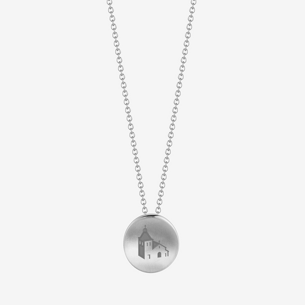 Santa Clara Mission Church Necklace