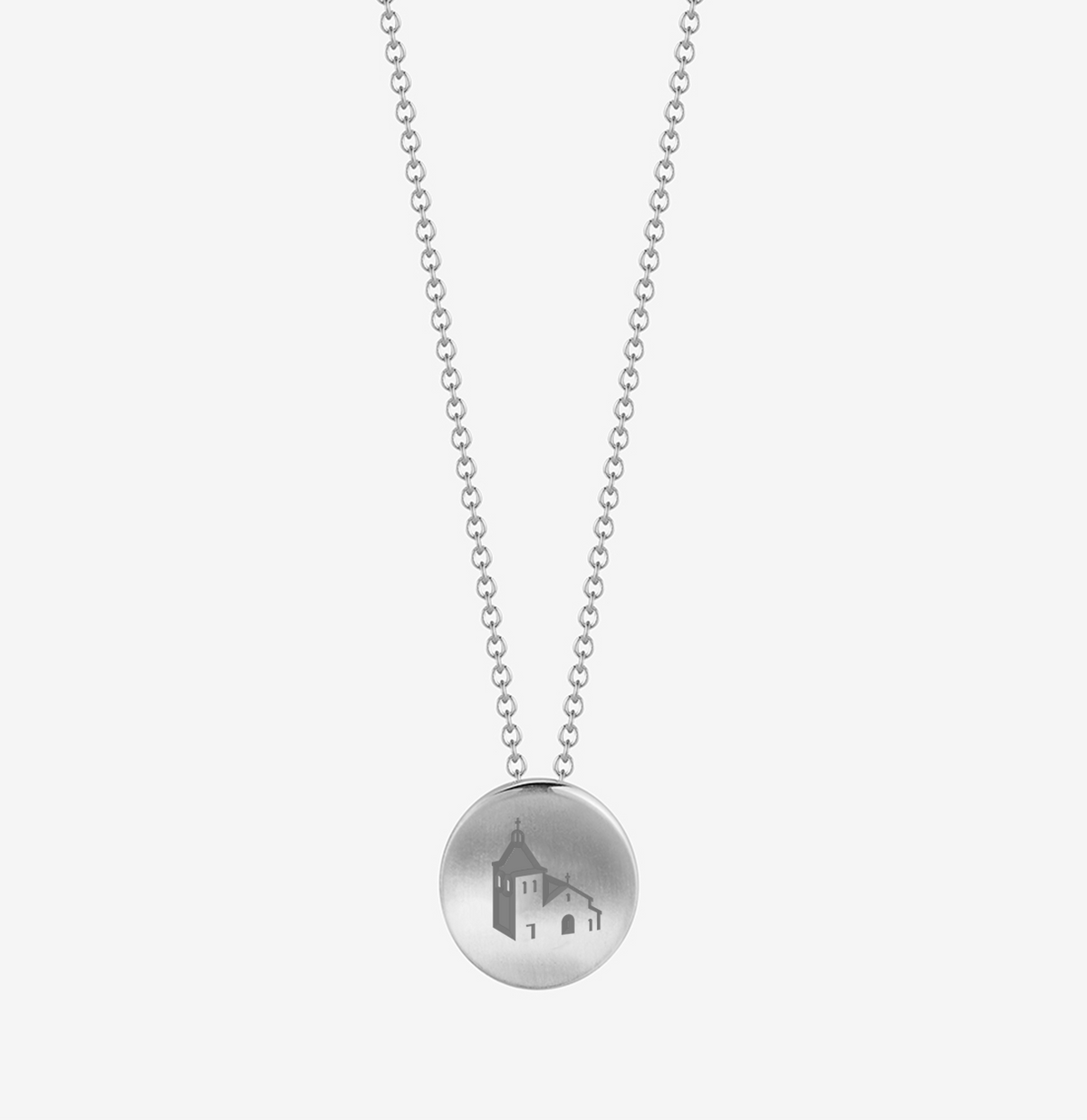 Santa Clara Mission Church Necklace