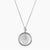 Sterling Silver Sigma Delta Tau Sunburst Crest Necklace