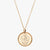 Gold Sigma Delta Tau Florentine Necklace Petite