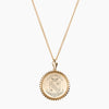 Gold Sigma Kappa Sunburst Crest Necklace