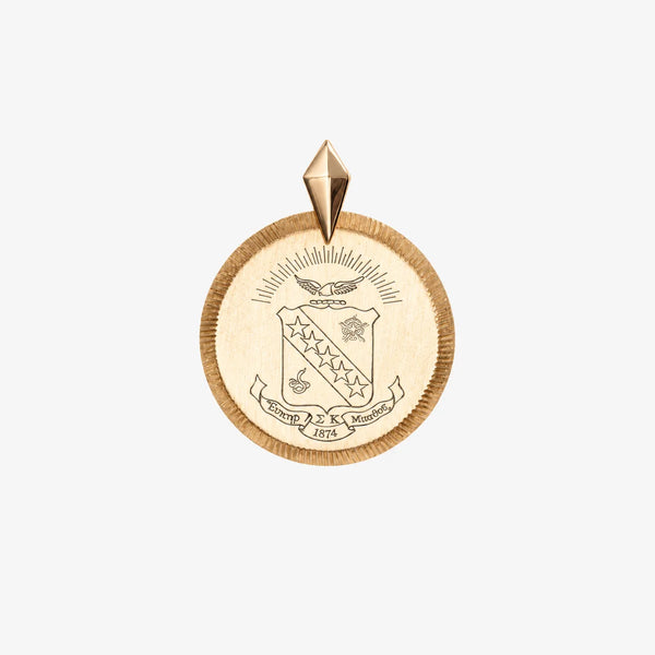 Sigma Kappa Florentine Crest Pendant Petite