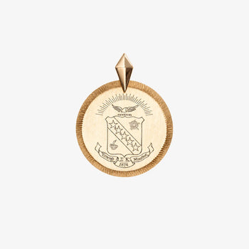 Sigma Kappa Florentine Crest Pendant Petite