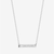 St. Lawrence Fides et Veritas Horizontal Bar Necklace