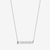 St. Lawrence Fides et Veritas Horizontal Bar Necklace