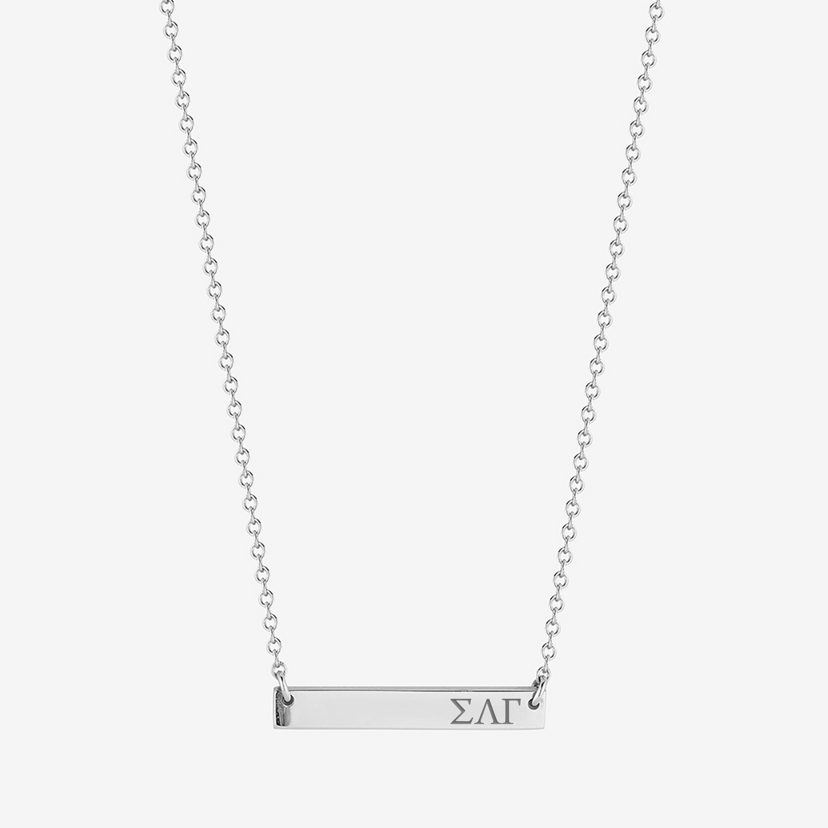 Sigma Lambda Gamma Horizontal Bar Necklace