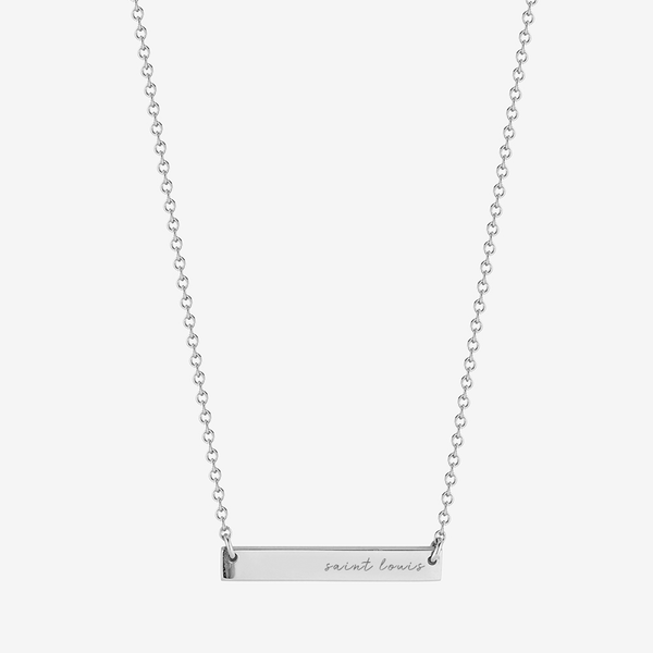 Saint Louis Horizontal Bar Necklace