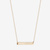 Saint Louis Horizontal Bar Necklace