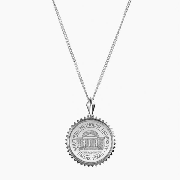 SMU Seal Sunburst Pendant