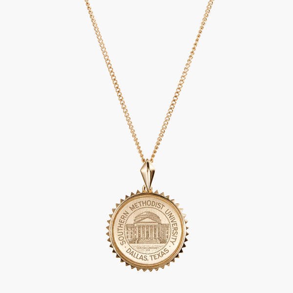 SMU Seal Sunburst Pendant