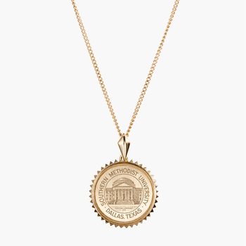 SMU Seal Sunburst Pendant