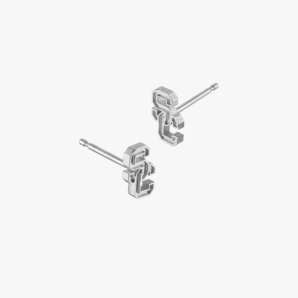 USC Trojan Head Florentine Earring Bundle