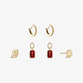 USC Trojan Florentine Earring Bundle