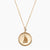 Gold Sigma Sigma Sigma Sunburst Sail Necklace