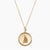 Gold Sigma Sigma Sigma Sunburst Sail Necklace