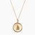 Gold Sigma Sigma Sigma Sunburst Sail Necklace