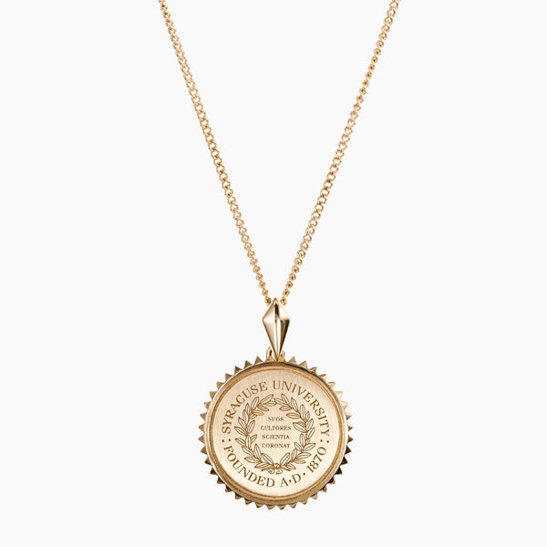 Syracuse Sunburst Crest Pendant