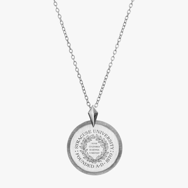 Syracuse Florentine Crest Necklace Petite