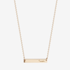 Syracuse Horizontal Bar Necklace Cavan Gold