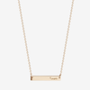 Syracuse Horizontal Bar Necklace Cavan Gold